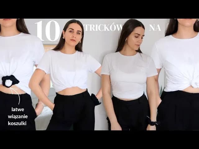 Jak zawiązać bluzkę na dole? 4 proste triki na stylizację
