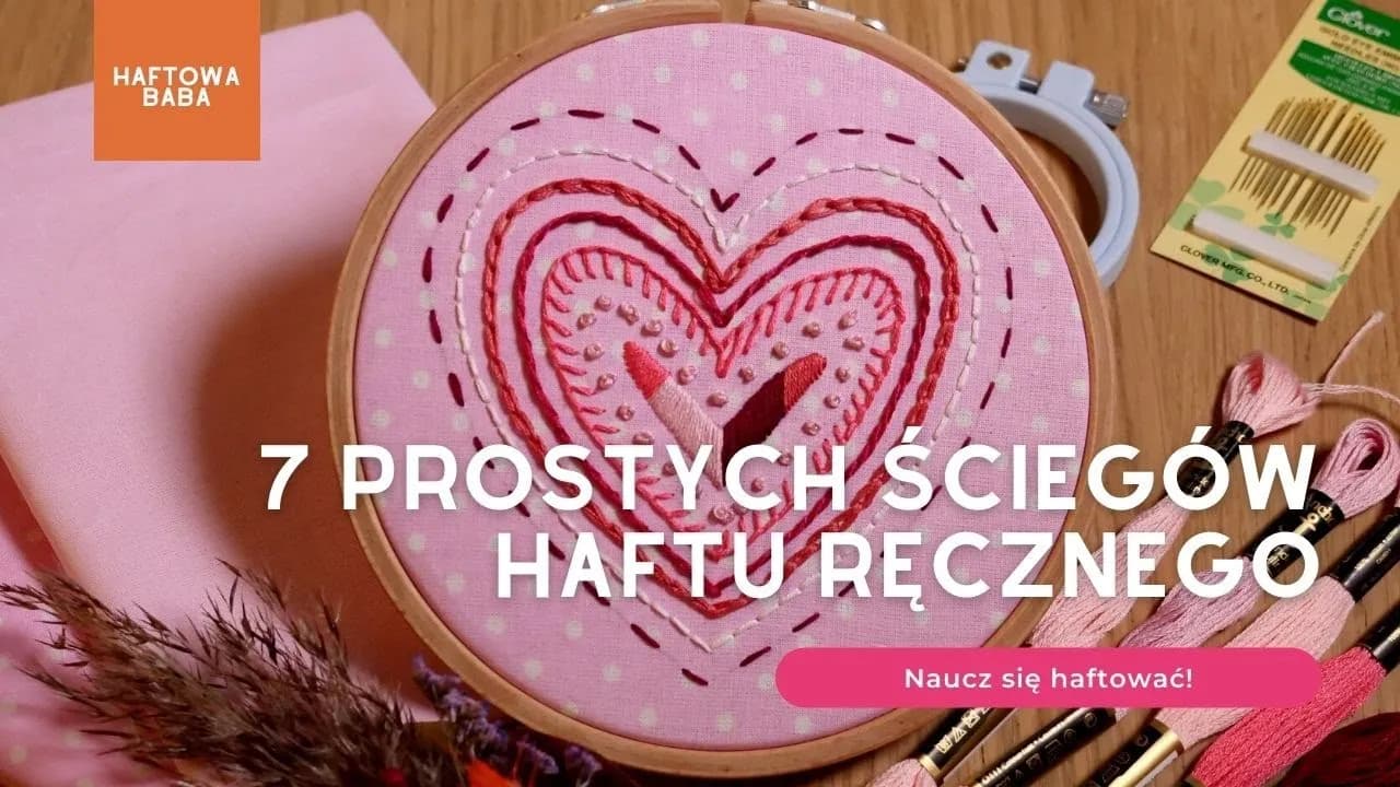 Haft serca na bluzce: prosty poradnik krok po kroku