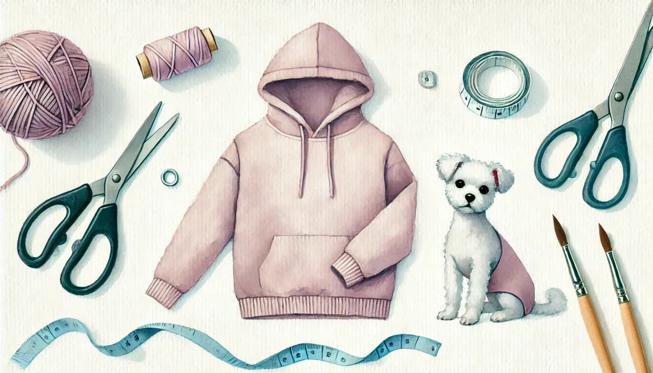 Zrób ubranko dla psa ze starej bluzy: Praktyczny poradnik DIY