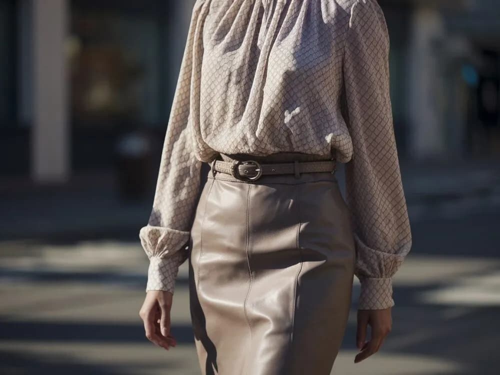 Jaka bluzka do skórzanej spódnicy? Stylowe połączenia